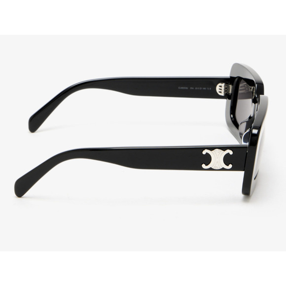 NWT Celine CL40313U-01A-53 Black 53mm Sunglasses